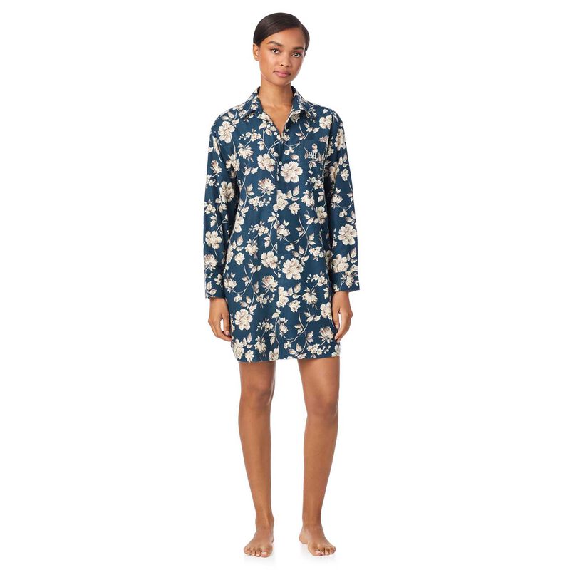 Lauren Ralph Lauren Cotton Sateen L/S His Shirt Sleepshirt image number 0